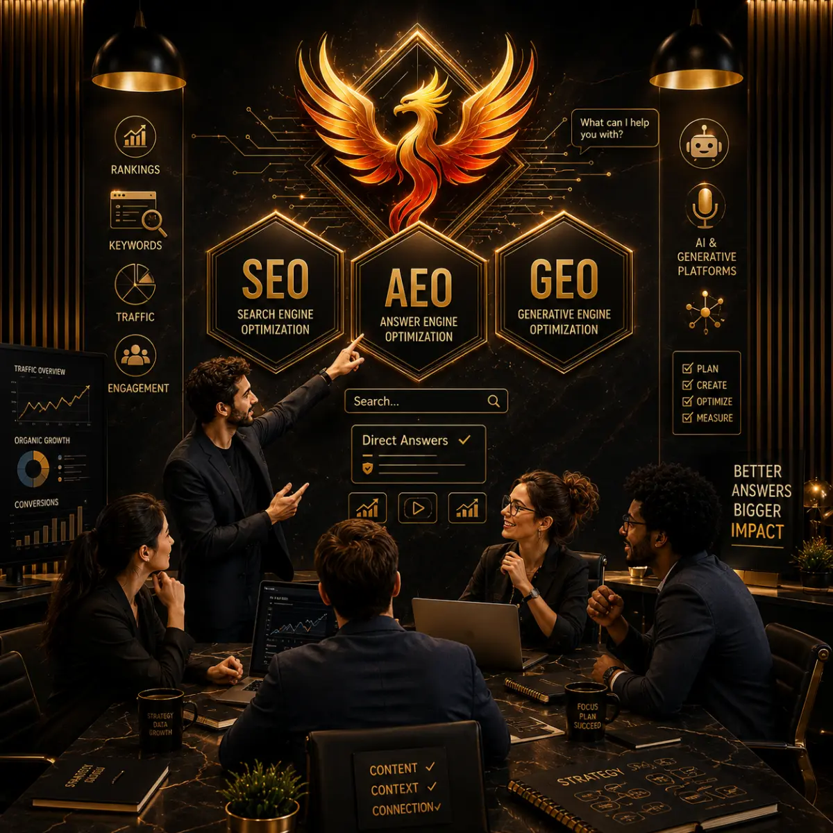 SEO، AEO یا GEO؟ تفاوت ۳ نسل سئو که آینده گوگل را تغییر میدهند!